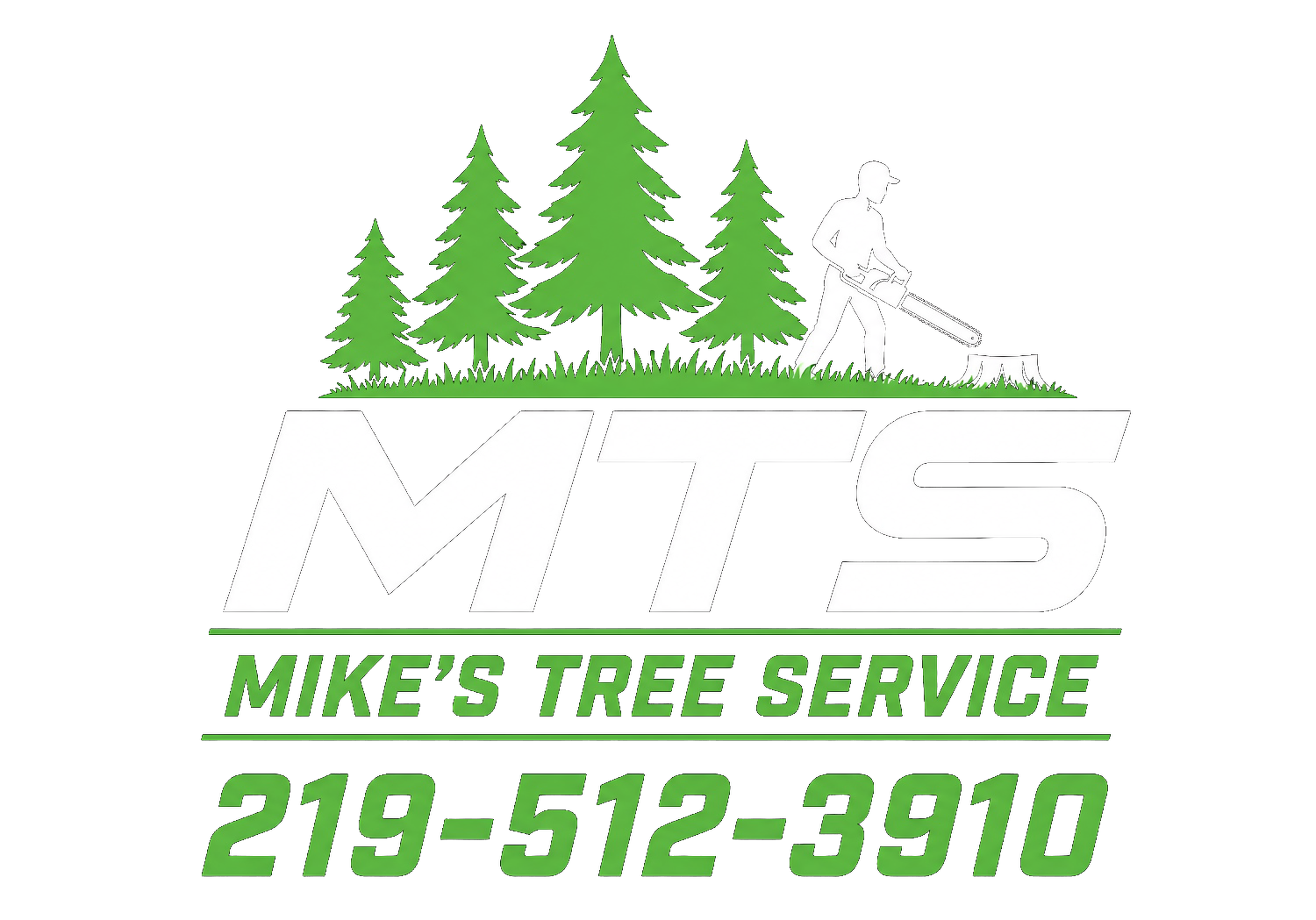 Mike’s Tree Service logo, phone 219-512-3910